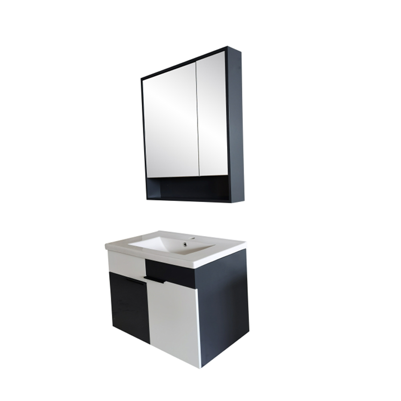 PVC Bathroom Cabinet Holistic Ceramic Basin Bathroom Vanity A029