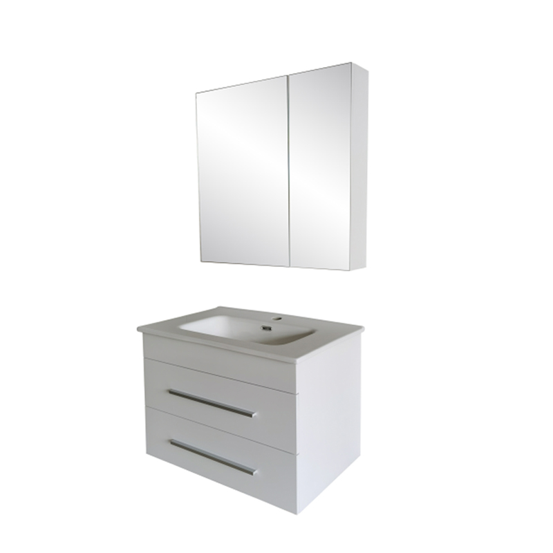 PVC Bathroom Cabinet Holistic Ceramic Basin Bathroom Vanity A036